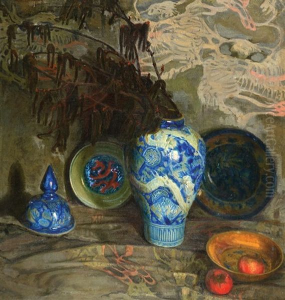 Still Life Oil Painting by Avraham Newman