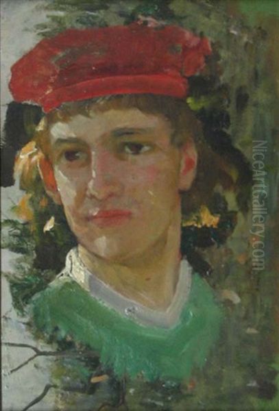 Head - Color Study Oil Painting by Francis Newton