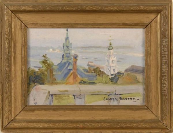 Provincetown Rooftops Oil Painting by Joseph Pierre Birren