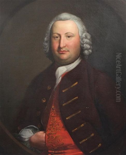 Portrait Of Richard Warner Oil Painting by Francis Milner Newton