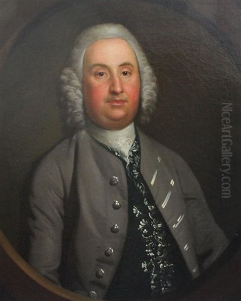 Portrait Of Robert Warner Oil Painting by Francis Milner Newton