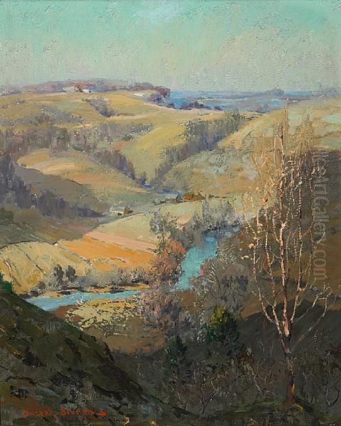 Valley Creek Oil Painting by Joseph Pierre Birren