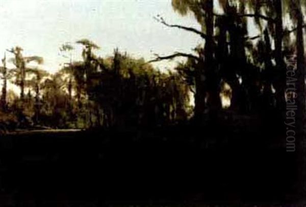 The Bayou Oil Painting by Howard Reeve Newton