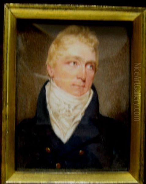 Portrait Of A Gentleman Oil Painting by William John (Sir) Newton