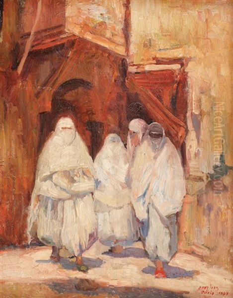 Tunisience Oil Painting by Jean Neylies