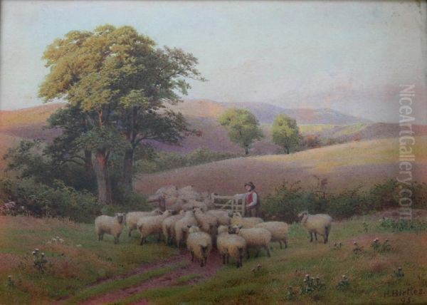 Changing Pastures Oil Painting by Henry Birtles