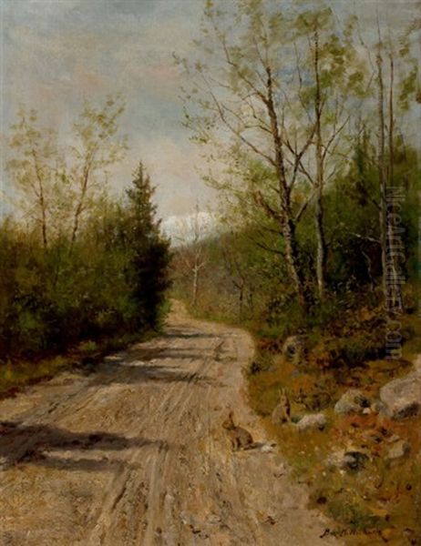 Rabbit Hill Oil Painting by Burr H. Nicholls