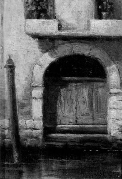 Venetian Villa Oil Painting by Burr H. Nicholls