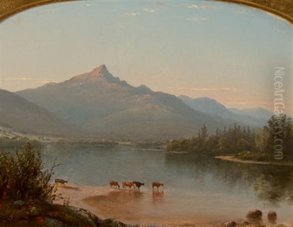 Mount Chocorua, New Hampshire Oil Painting by Edward W. Nichols