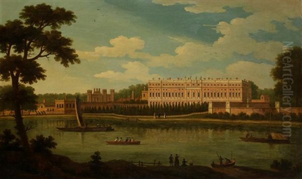 Hampton Court Oil Painting by Joseph Nichols