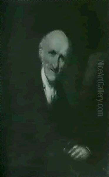 Portrait Of The Artist Oil Painting by Francis Nicholson