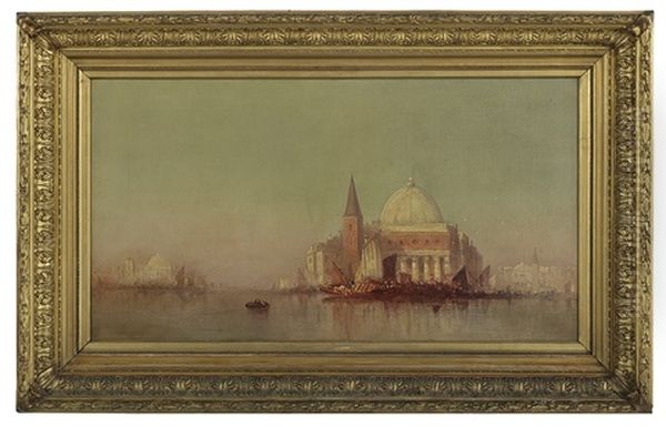 View Of San Marco, Venice Oil Painting by George Washington Nicholson