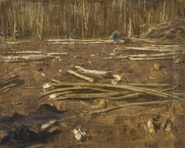 Woodland Oil Painting by William Nicholson