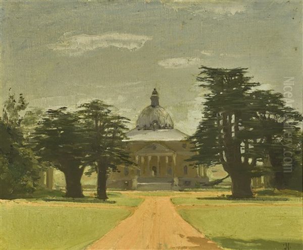 Mereworth Castle, Kent Oil Painting by William Nicholson