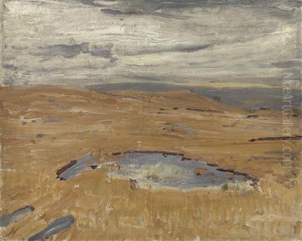 Moorland Pool Oil Painting by William Nicholson