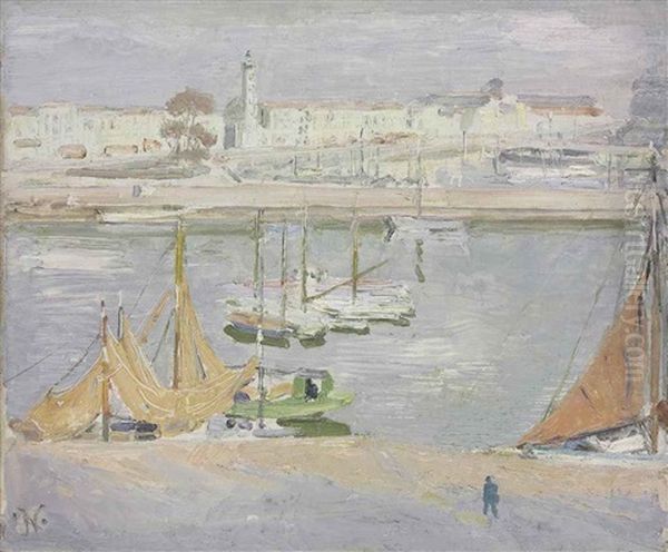 The Harbour, La Rochelle Oil Painting by William Nicholson