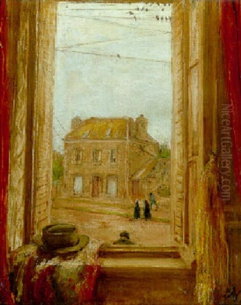 Our Window, La Rochelle Oil Painting by William Nicholson