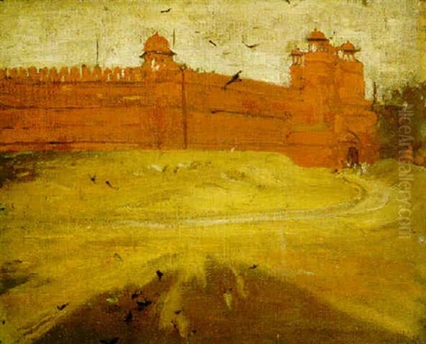 Fort At Delhi Oil Painting by William Nicholson