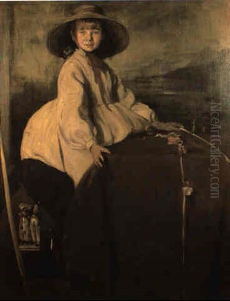 La Petite Marchande Oil Painting by William Nicholson