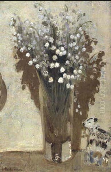 Lilies Of The Valley Oil Painting by William Nicholson