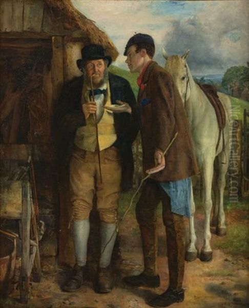 Short Changed Oil Painting by Erskine Nicol