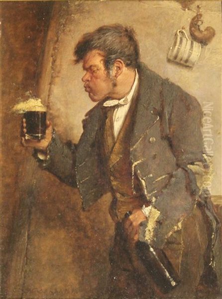 Guinness' Best Oil Painting by Erskine Nicol