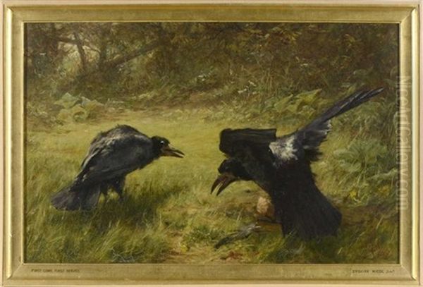 First Come, First Served Oil Painting by Erskine Nicol