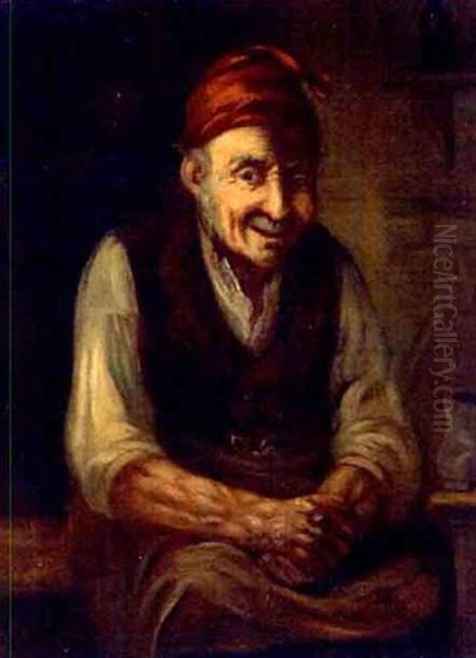 The Happy Cobbler Oil Painting by Erskine Nicol