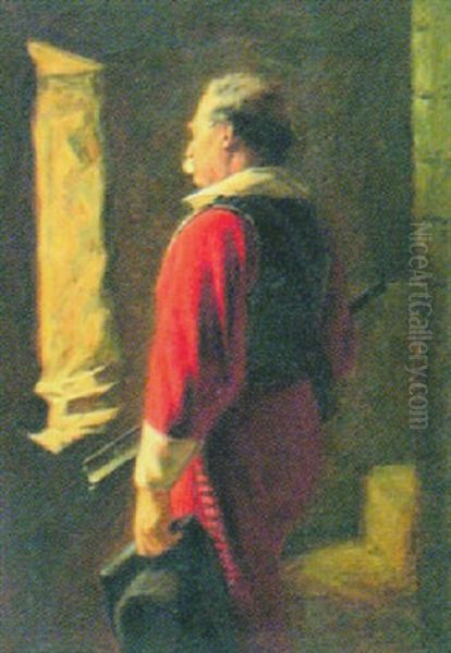 On The Watch Oil Painting by John Watson Nicol