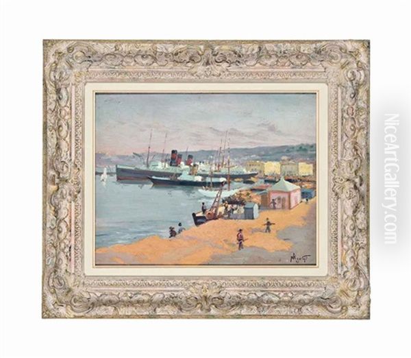 Port D'alger Oil Painting by Paul Nicolai