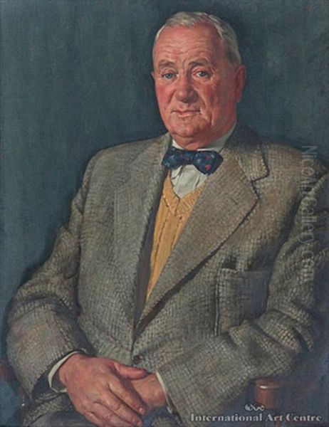 Portrait Of A Gentleman by Archibald Frank Nicoll