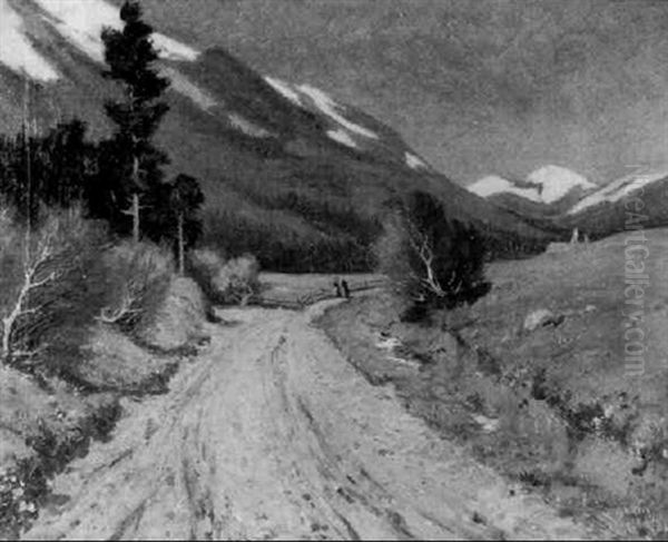 Bei Innsbruck Oil Painting by Arthur Nielsen