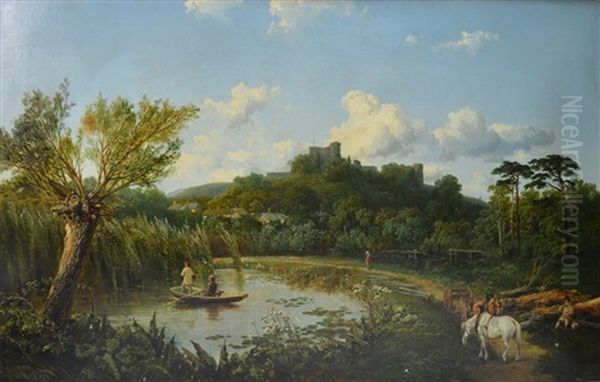 Carisbrooke Oil Painting by Edmund John Niemann