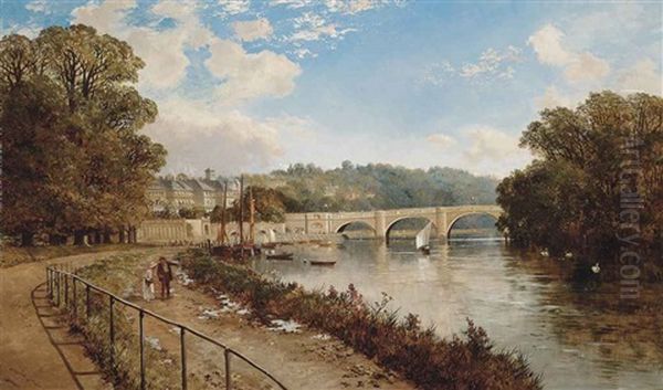 Richmond On Thames Oil Painting by Edmund John Niemann