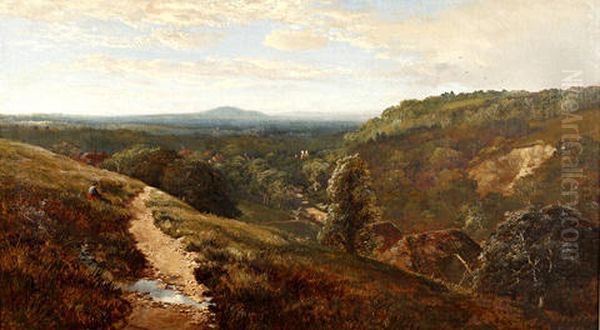 Erridge Hill, Tunbridge Wells Oil Painting by Edmund John Niemann