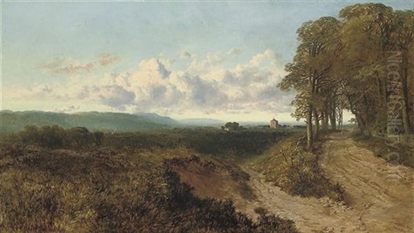 Near Brasted, Kent Oil Painting by Edmund John Niemann