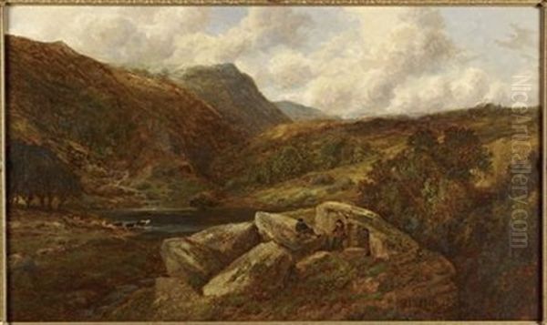 In The Trossachs Oil Painting by Edmund John Niemann