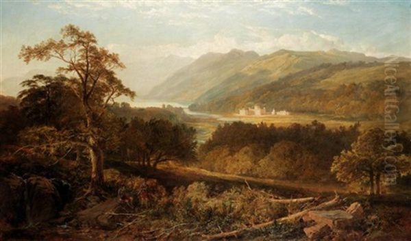 Taymouth Castle Oil Painting by Edmund John Niemann