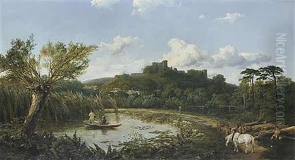 Carisbrooke Oil Painting by Edmund John Niemann