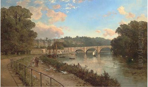 Richmond-on-thames, Surrey Oil Painting by Edmund John Niemann