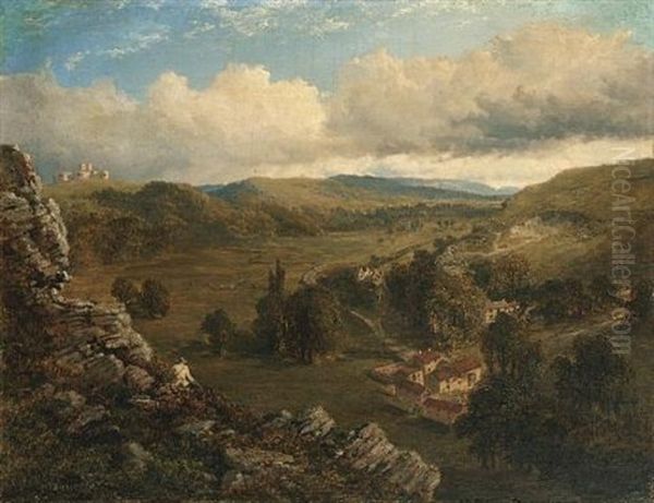 Clevedon, Somerset Oil Painting by Edmund John Niemann