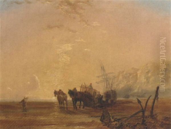 Transporting The Catch Oil Painting by Edmund John Niemann