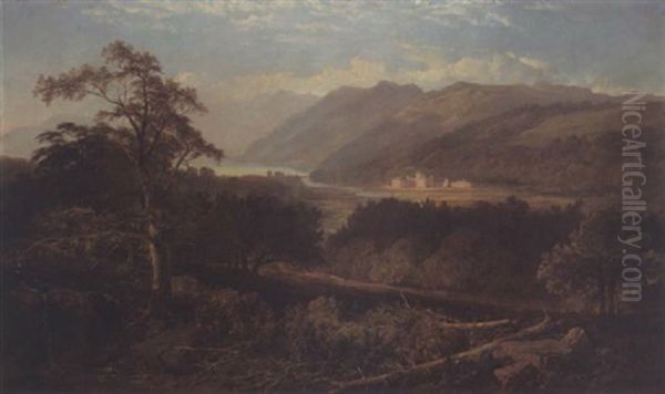 Taymouth Castle Oil Painting by Edmund John Niemann