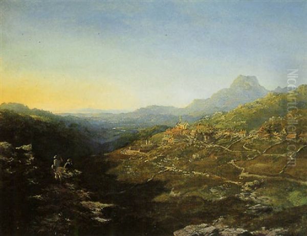 Ffestiniog Oil Painting by Edmund John Niemann