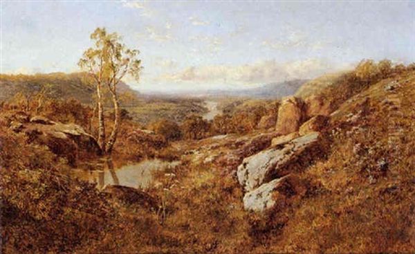 Mountain Landscape Oil Painting by Edmund John Niemann