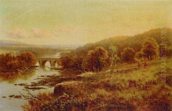 Richmond, Yorkshire Oil Painting by Edmund John Niemann