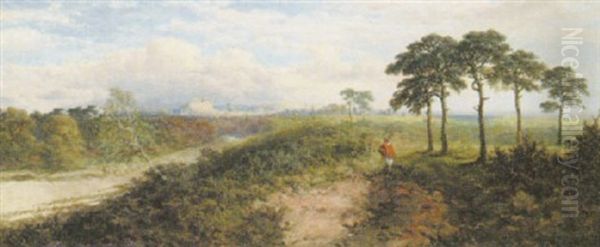 Nottingham Castle Oil Painting by Edmund John Niemann