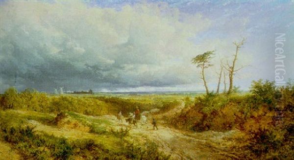 Near Newark, England Oil Painting by Edmund John Niemann