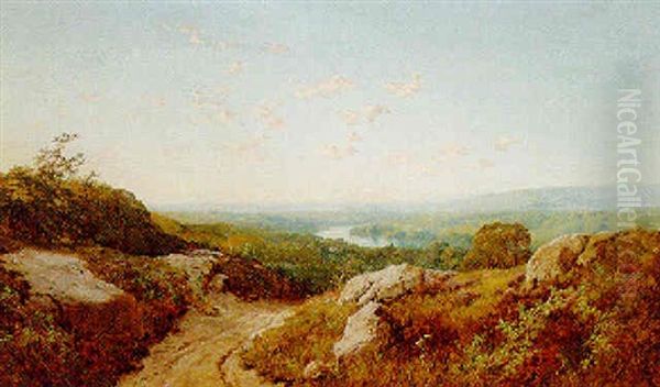 Near Masham, Yorkshire Oil Painting by Edmund John Niemann