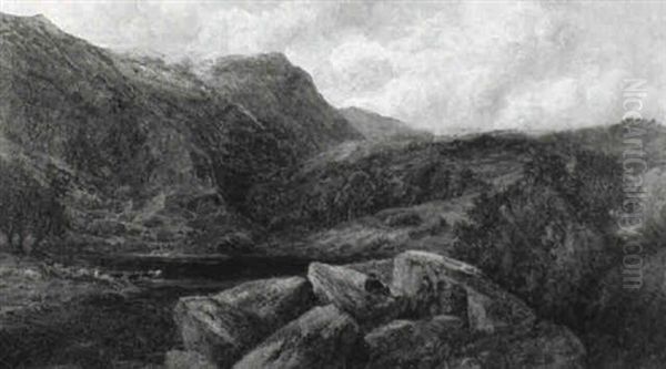 In The Trossachs Oil Painting by Edmund John Niemann